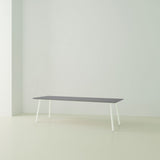 Studio Henk New Classic tafel HPL verjongd - wit onderstel - alle formaten - Oosterlinck