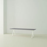 Studio Henk Slim-X tafel HPL verjongd - wit onderstel - alle formaten - Oosterlinck