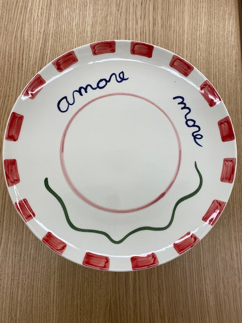 Val Pottery  Taartschotel op voet Tutto bene of Amore