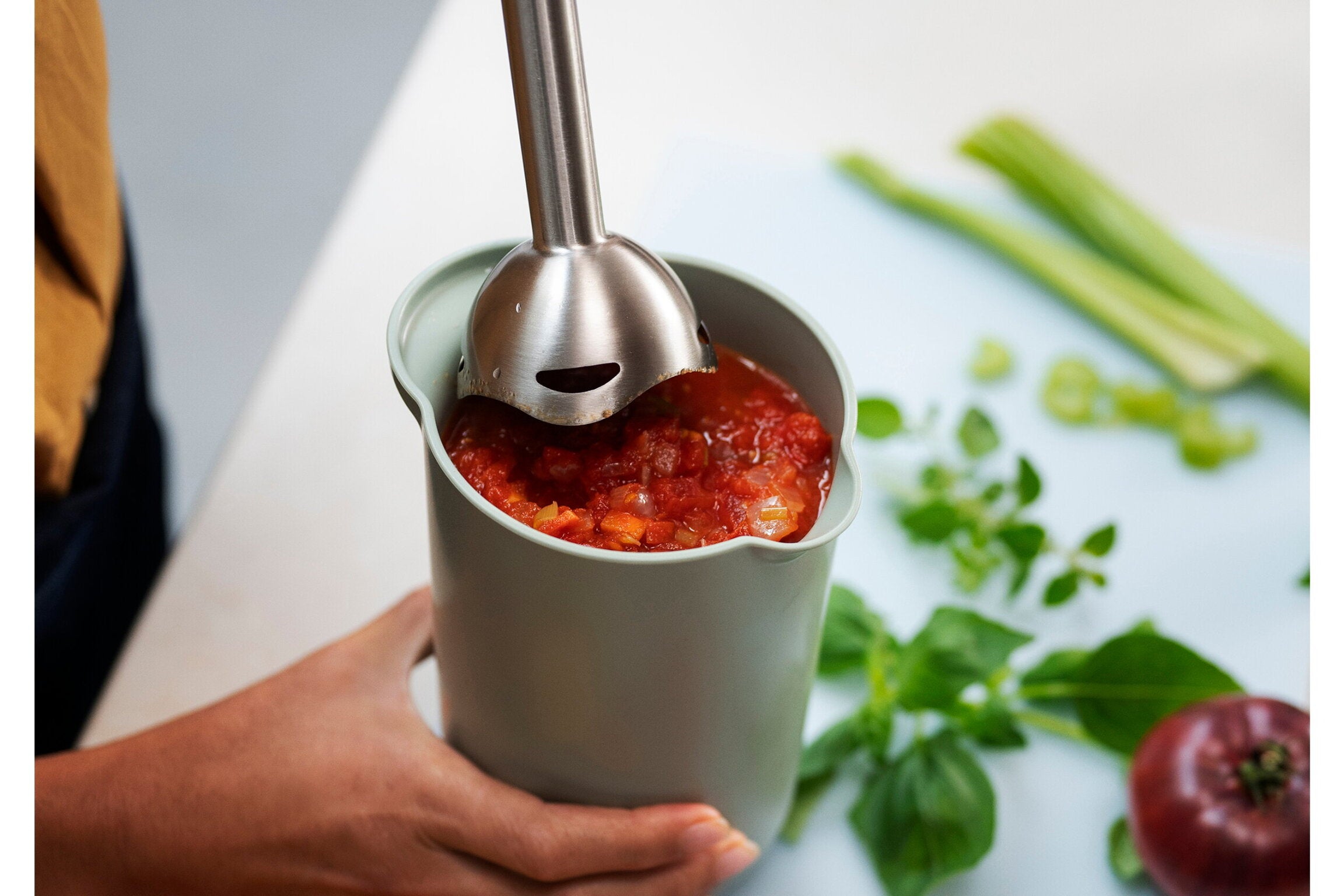 Mepal  Mixbeker met deksel Chef it BPA-vrij - Oosterlinck Home