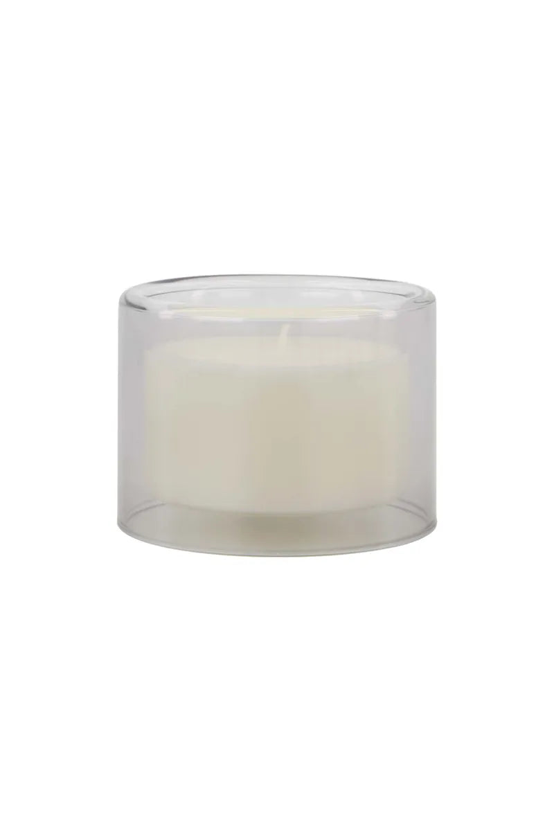 ZUSSS  Geurkaars in beige glas Heel veel liefs - Oosterlinck