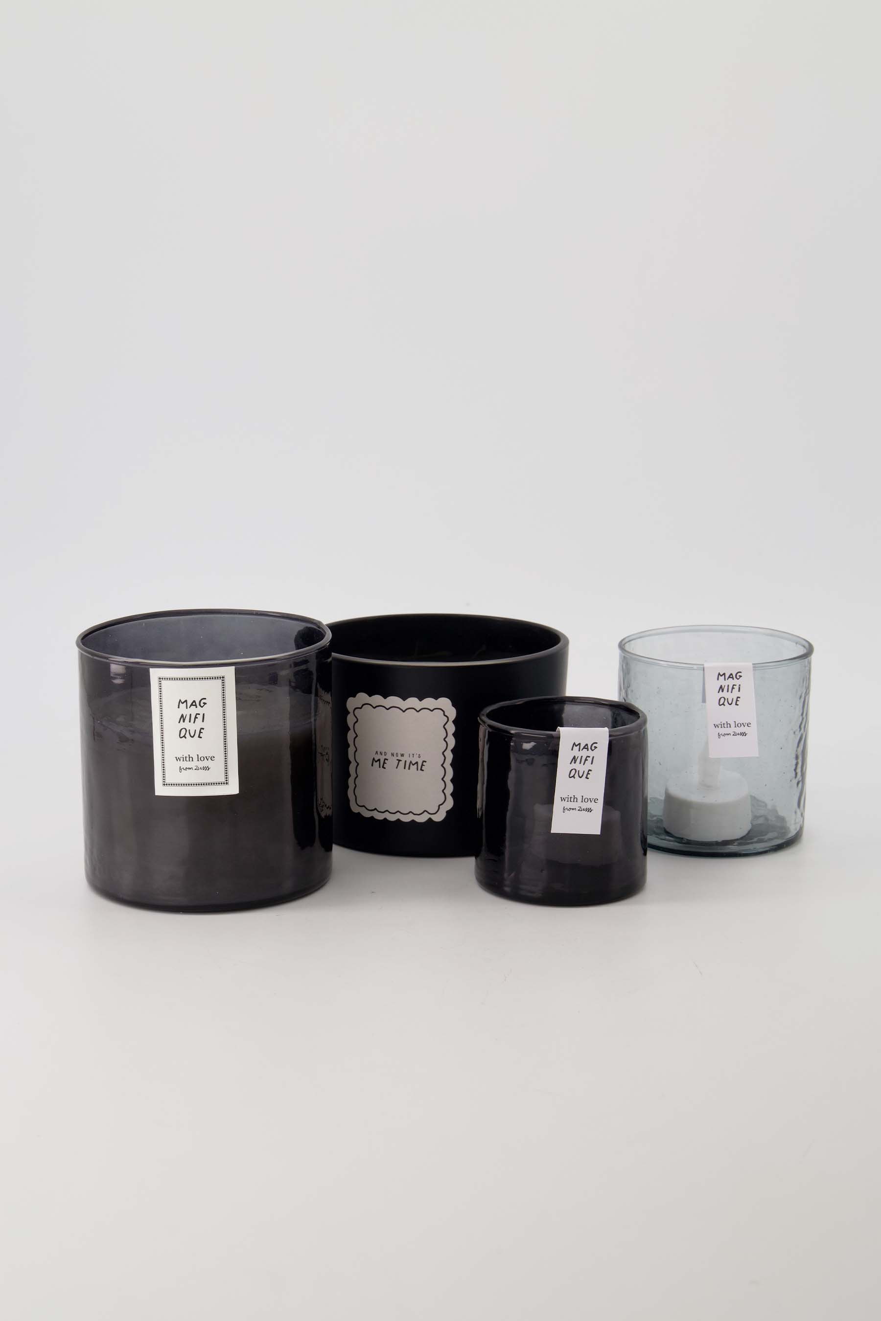 ZUSSS   Geurkaars gehamerd glas - Oosterlinck Home