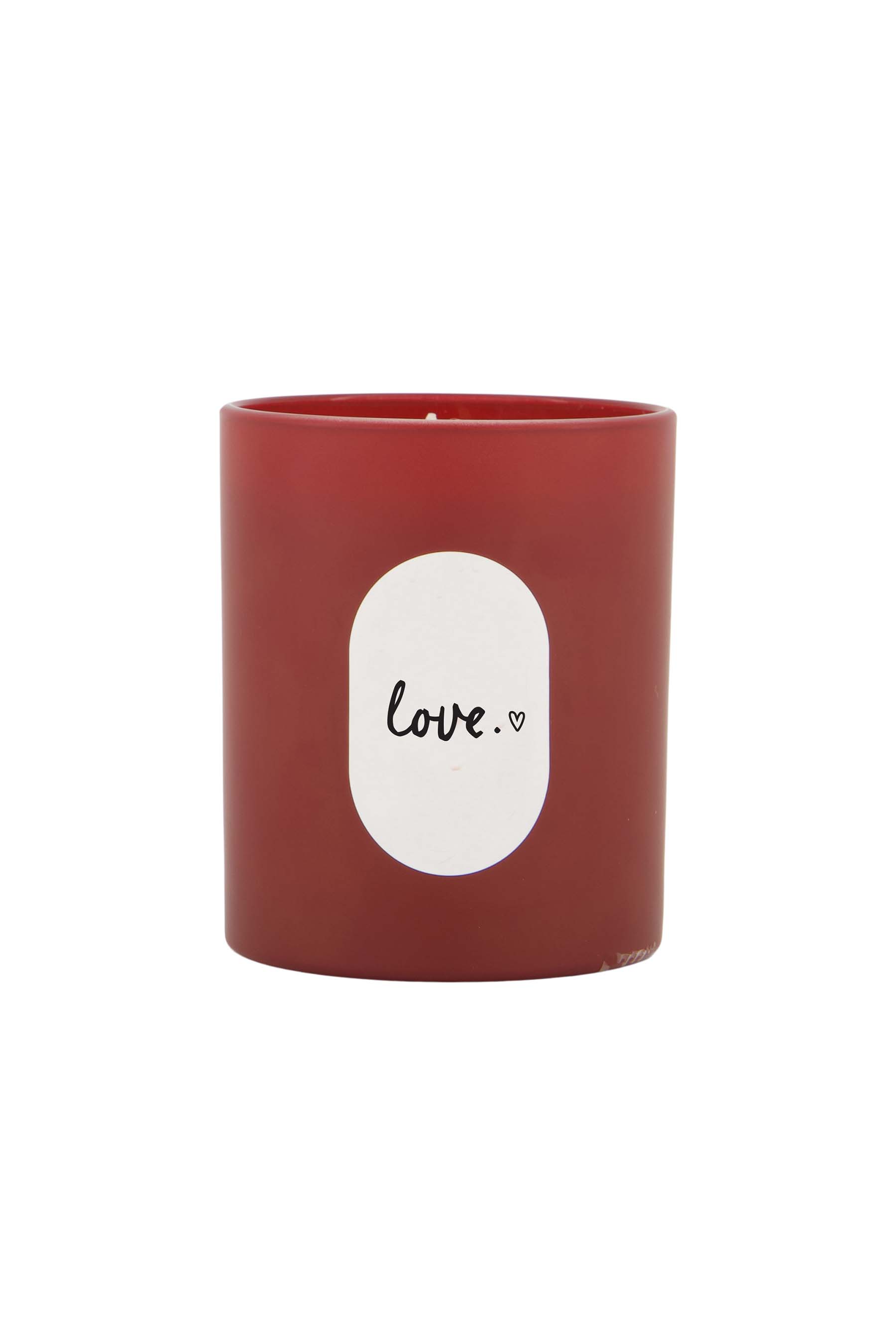 ZUSSS   Geurkaars glas love - Oosterlinck Home