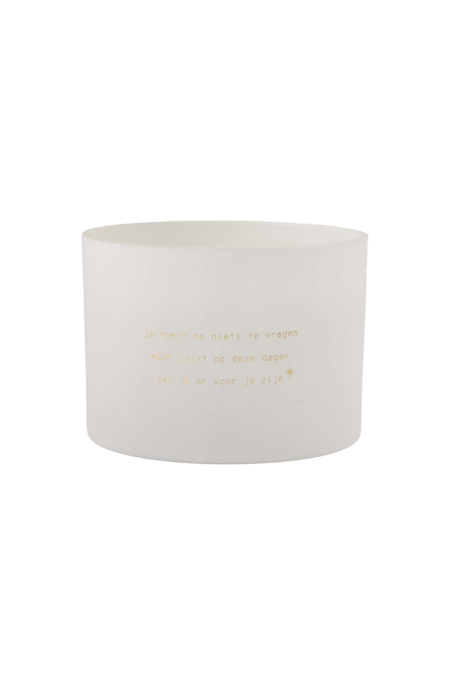 ZUSSS   Geurkaars in glas Ik zal er voor je zijn - Oosterlinck