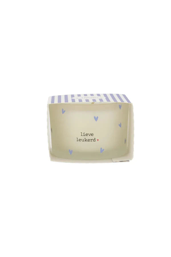 Zusss  Geurkaarsje in wikkel Lieve leukerd  -50% - Oosterlinck Home