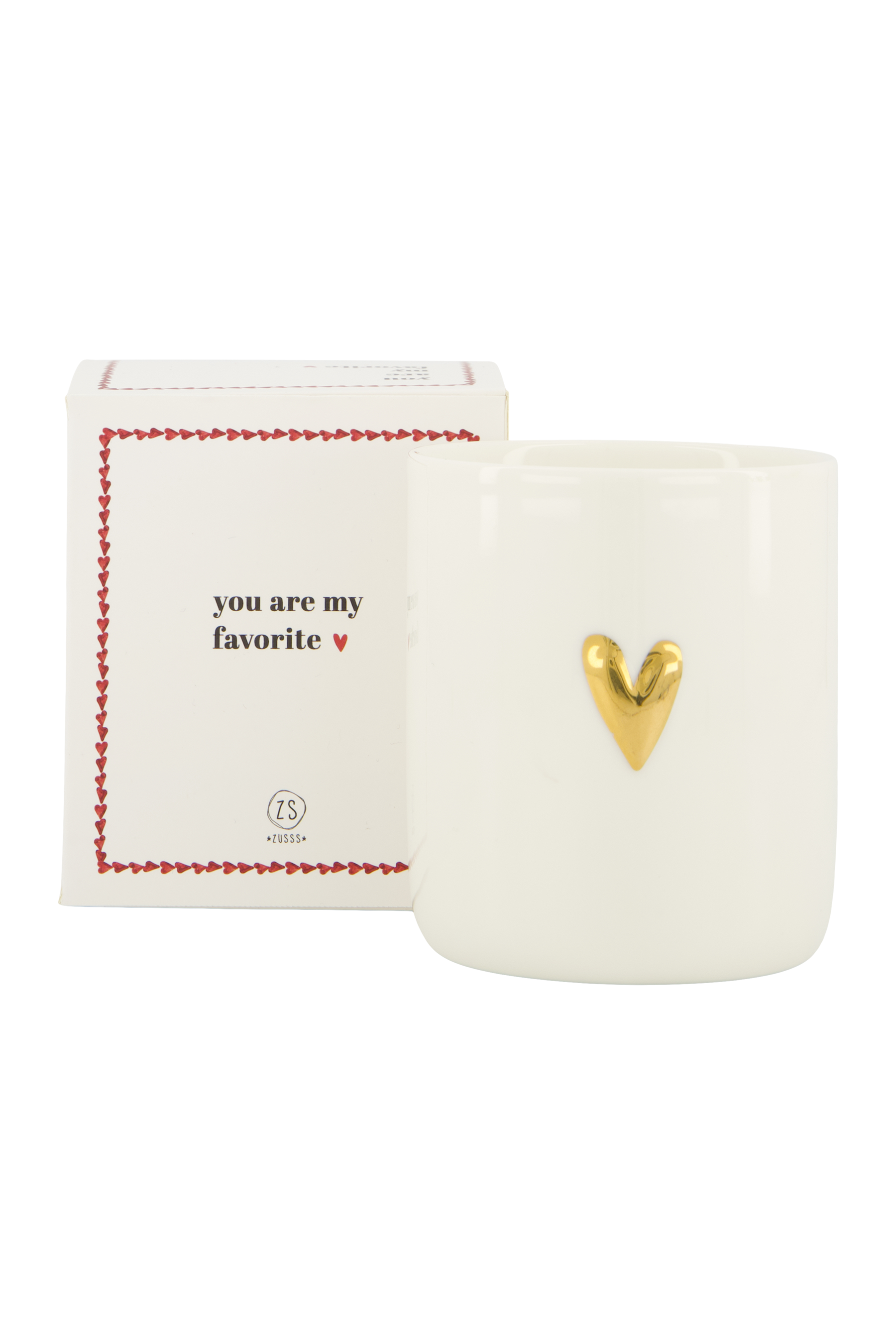 ZUSSS  Geurkaars "You are my favourite" geschenkdoos - Oosterlinck Home