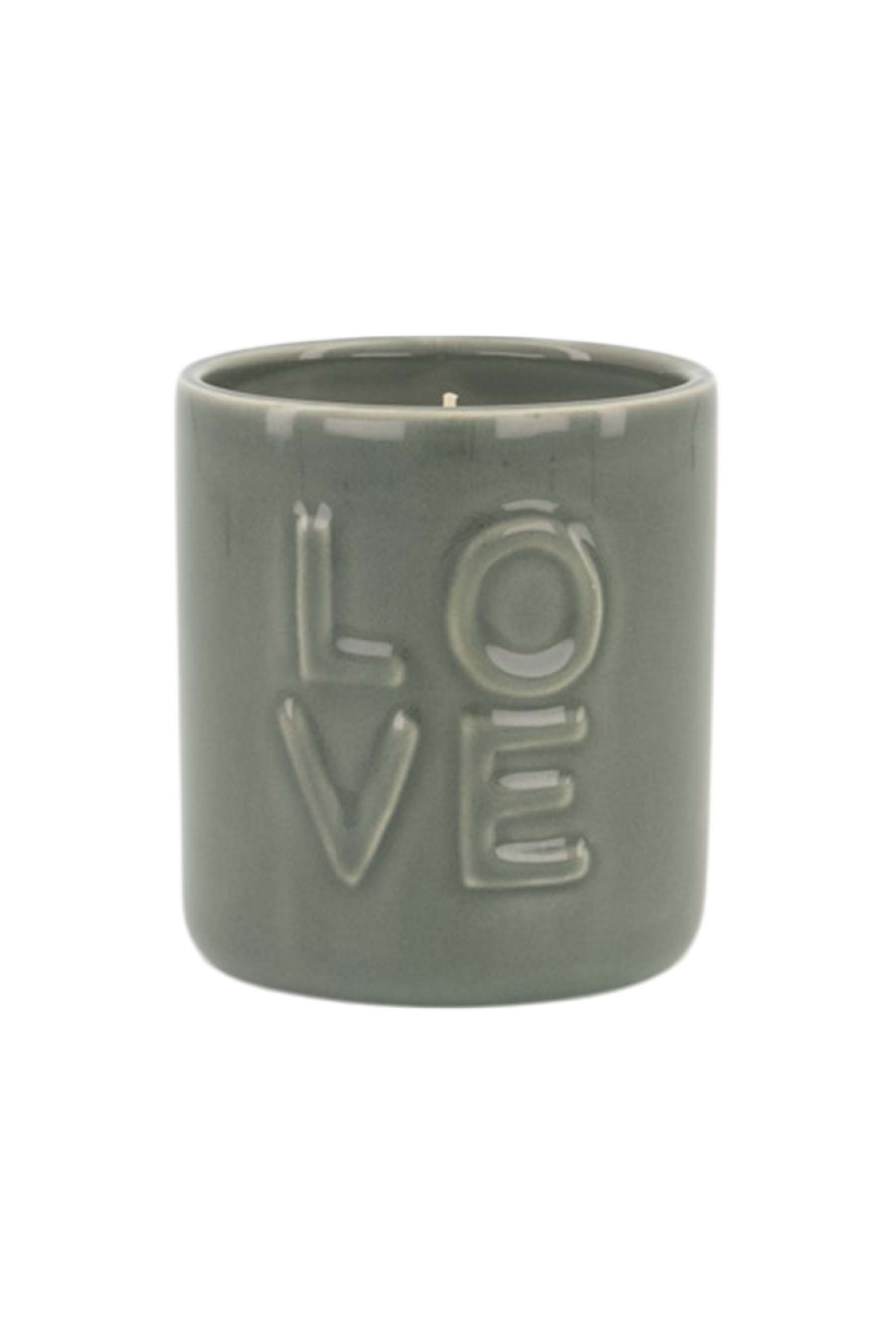 ZUSSS  Keramische geurkaars Love - Oosterlinck Home