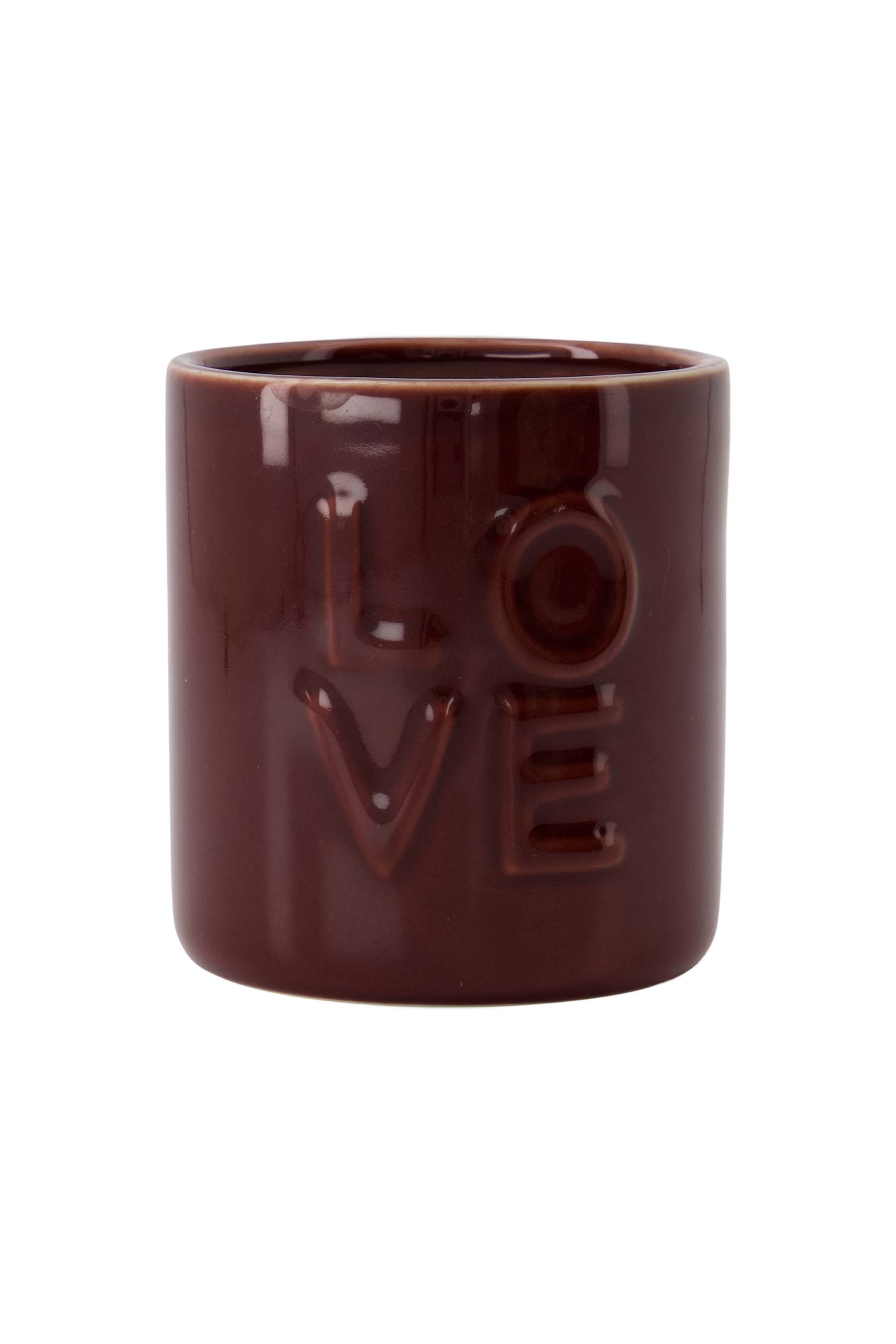 ZUSSS  Keramische geurkaars Love - Oosterlinck Home