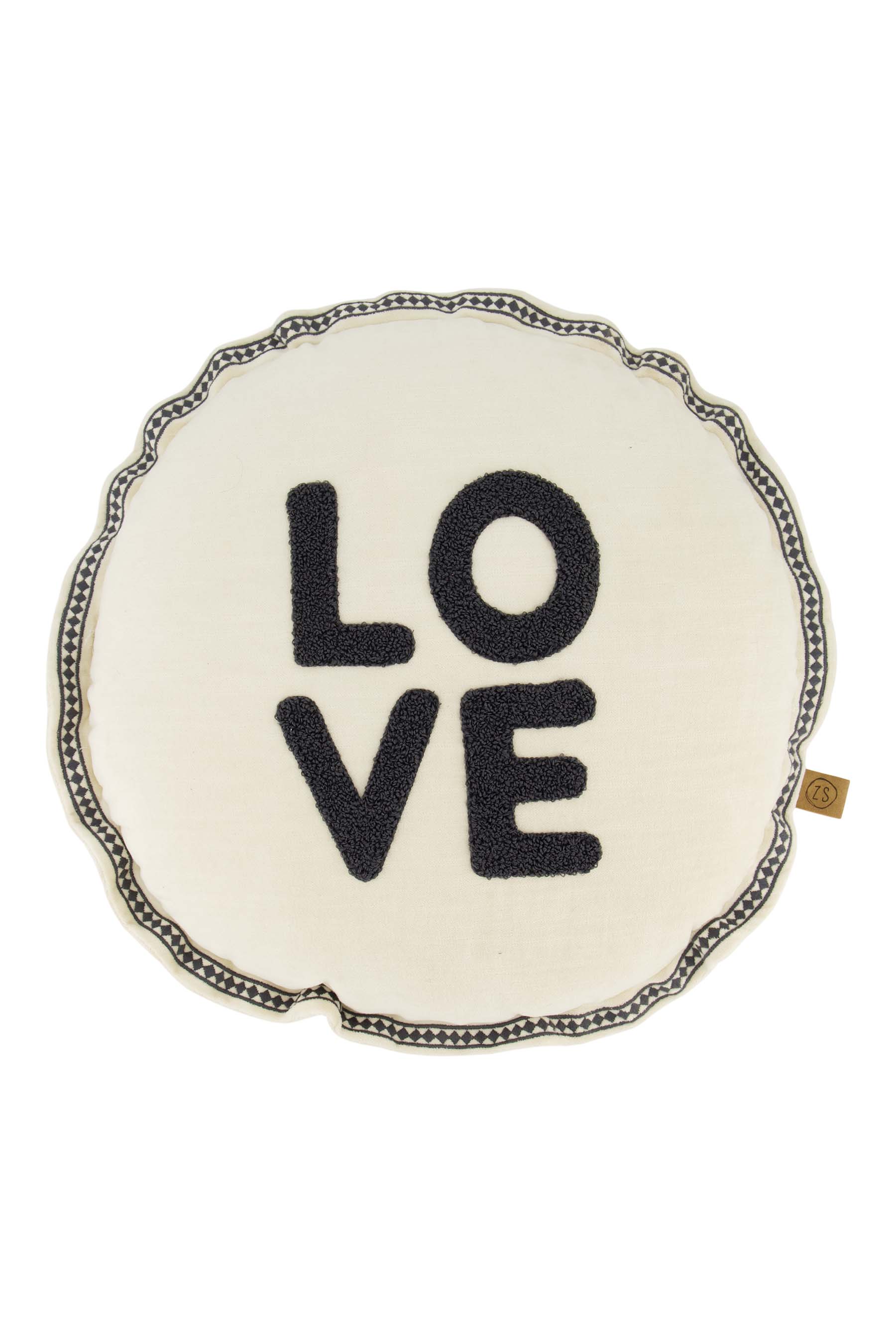 ZUSSS  Kussen Rond Love - Oosterlinck Home
