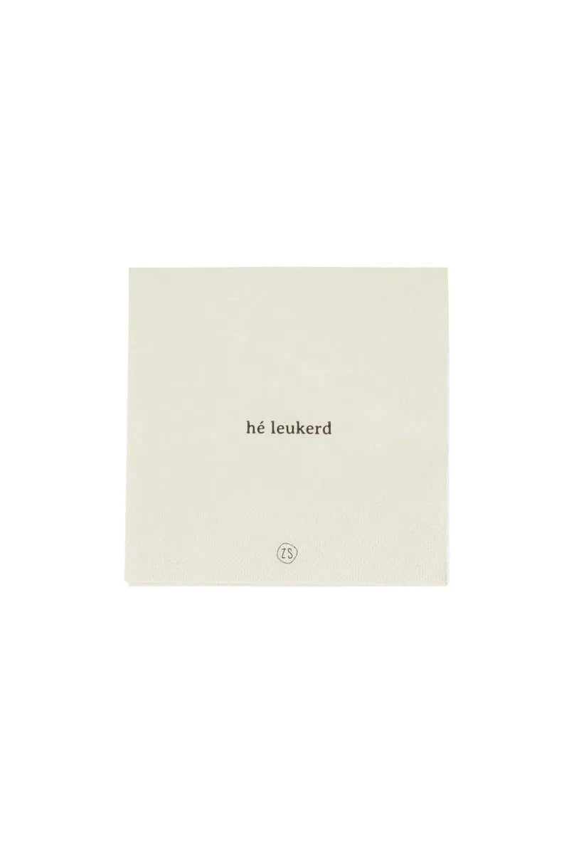 ZUSSS  Servetten Hé Leukerd - Oosterlinck