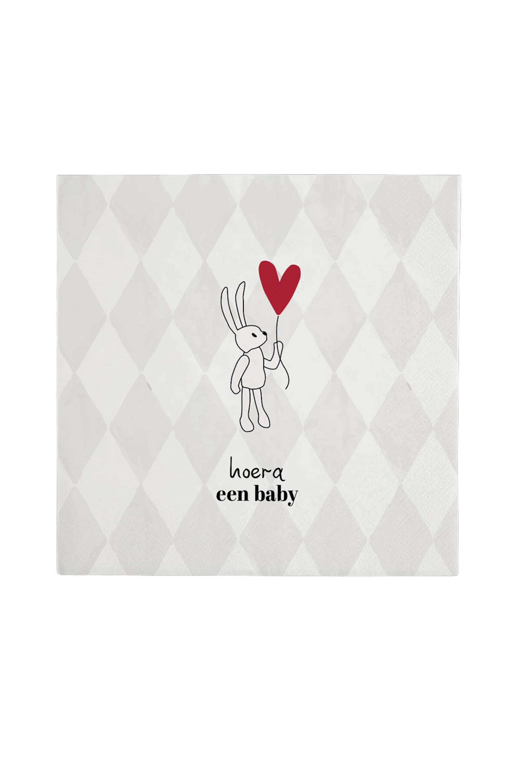 ZUSSS  Servetten Hoera een baby - Oosterlinck Home