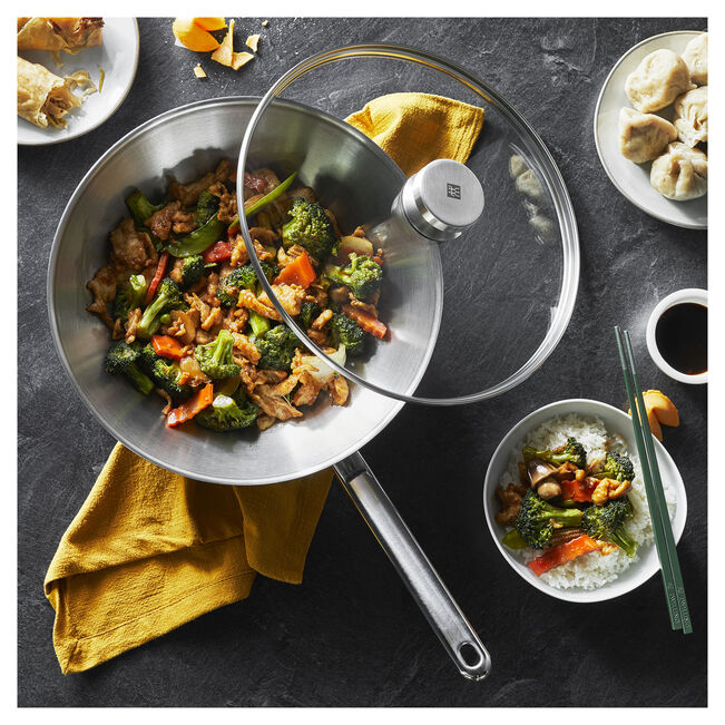 Zwilling wok 30cm + deksel - 50% - Oosterlinck