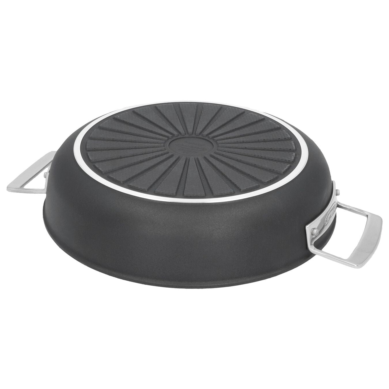 DEMEYERE ALU PRO 5 SUDDERPOT MET DEKSEL DURASLIDE TITANIUM 28 CM / 3 L - Oosterlinck