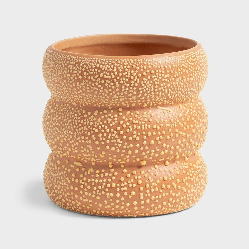 &Klevering Vase Flab - Camel - Oosterlinck