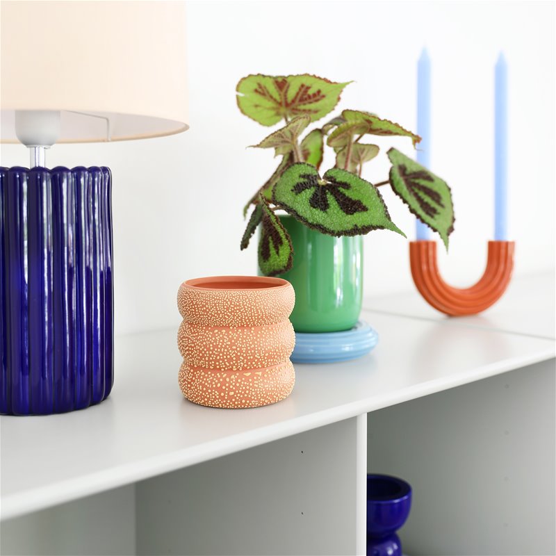 &Klevering Vase Flab - Camel - Oosterlinck
