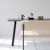 Studio Henk New Classic tafel  - zwart onderstel - rechthoekig - alle formaten - Oosterlinck