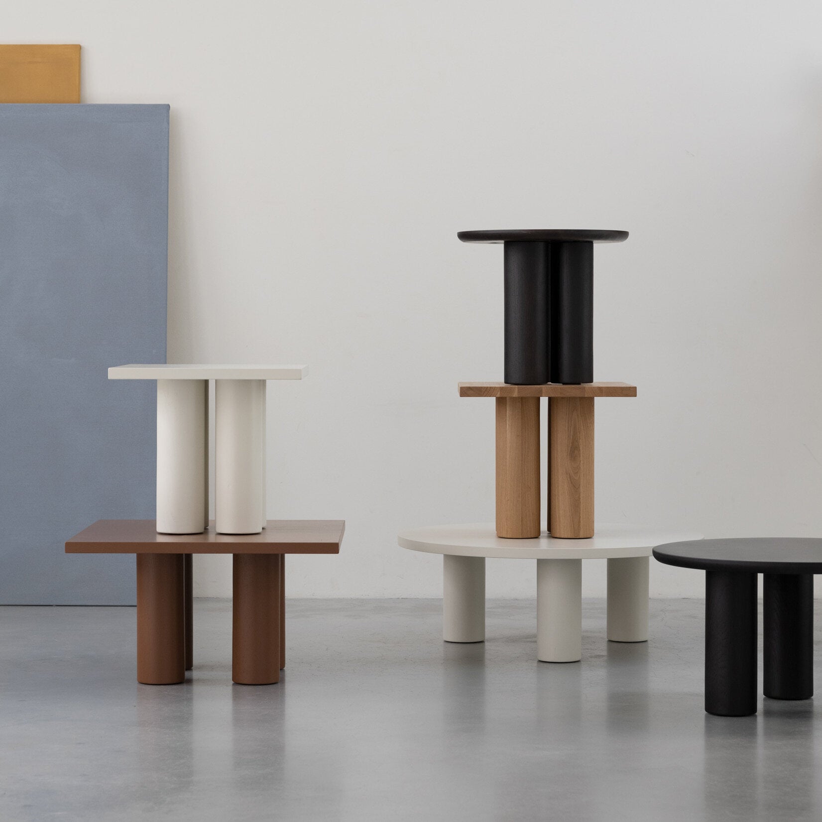 Studio Henk Pillar Salontafel Rond - verschillende varianten - Oosterlinck