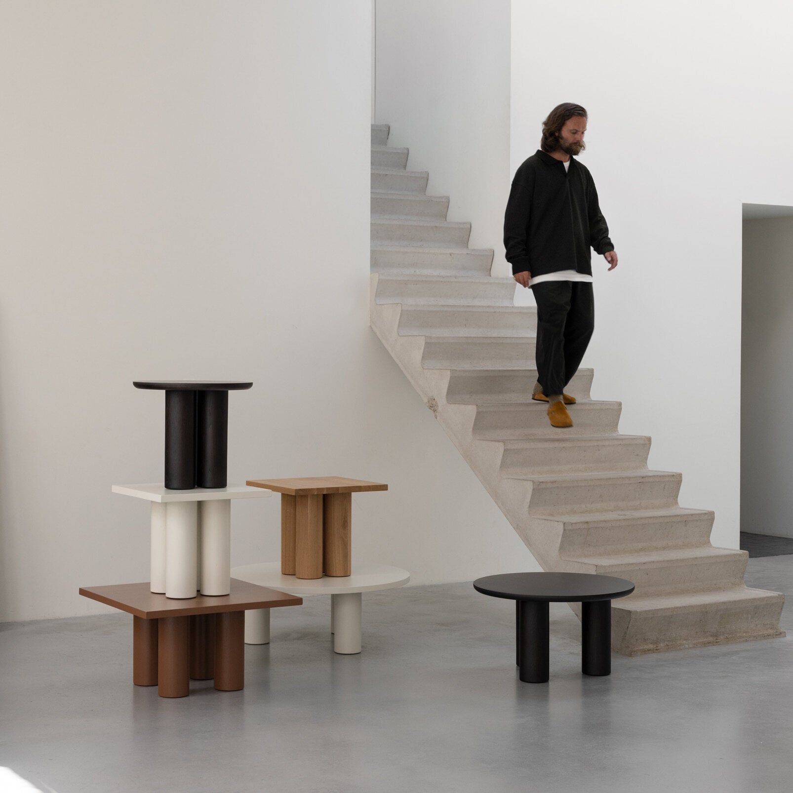 Studio Henk Pillar Salontafel Rond - verschillende varianten - Oosterlinck