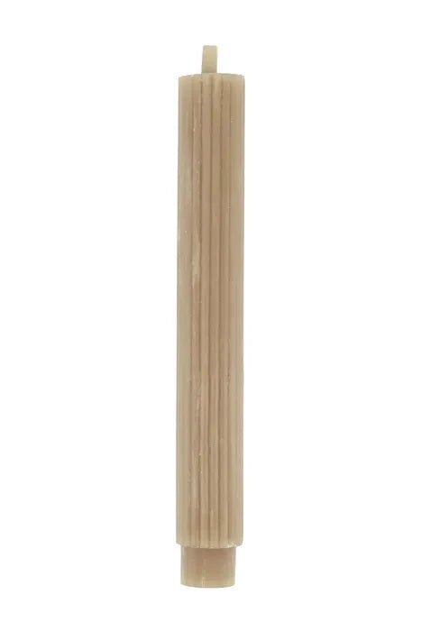 ZUSSS SET VAN 2 GERIBBELDE KAARSEN 20CM - verschillende kleuren - Oosterlinck