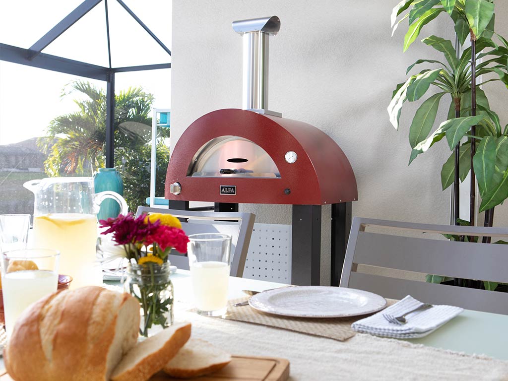 Alfa Forni Moderno 2 pizza houtoven - Oosterlinck