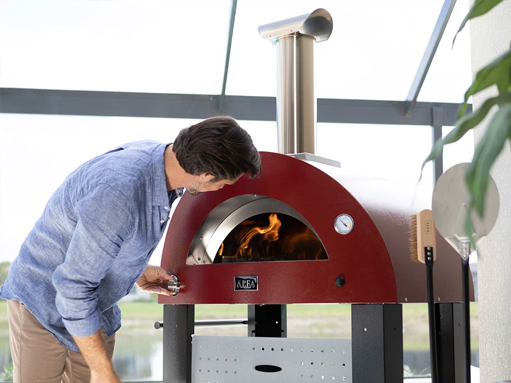 Alfa Forni Moderno 2 pizza houtoven - Oosterlinck