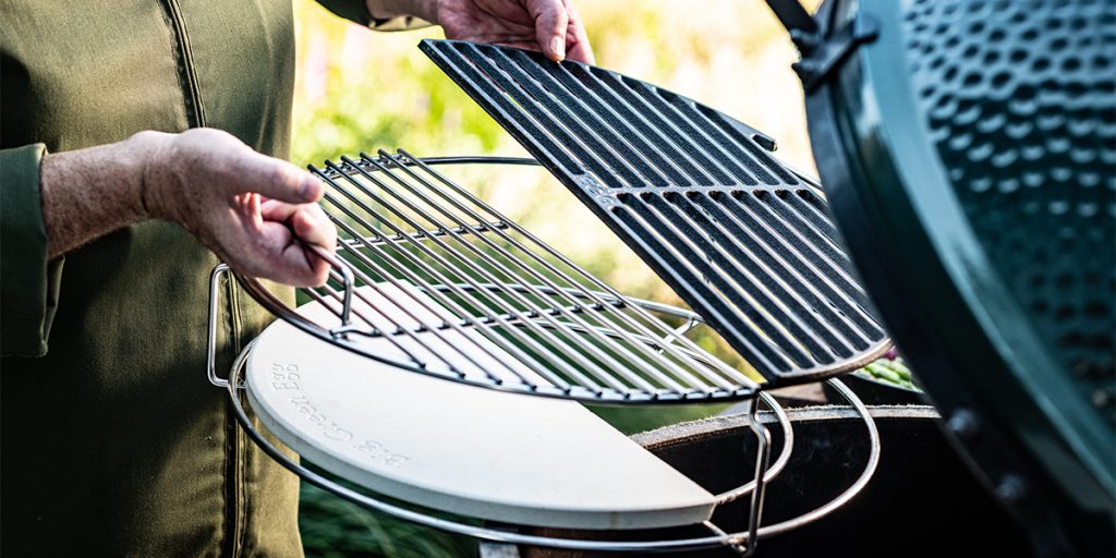 Big Green Egg - Half Cast Iron - Oosterlinck