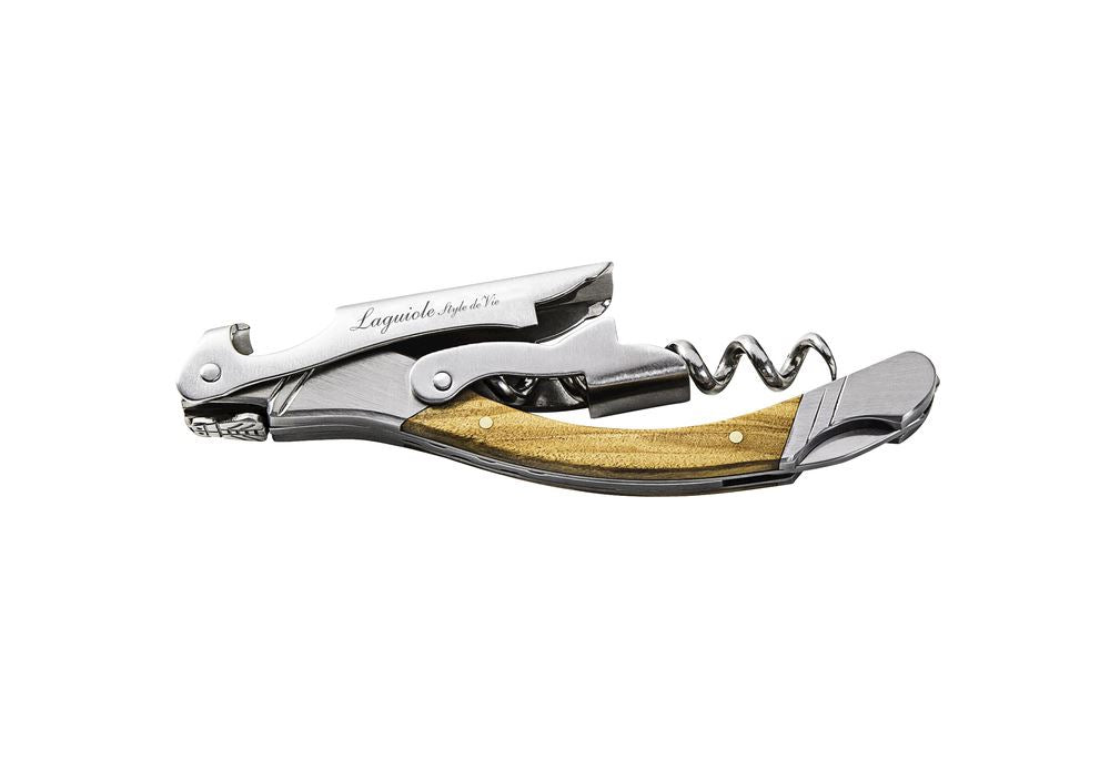Laguiole Luxury Line Kurkentrekker Olijfhout - Oosterlinck