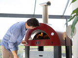 Alfa Forni Moderno 2 SET: pizza houtoven + onderstel - Oosterlinck
