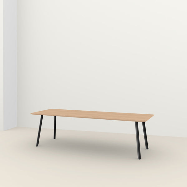 Studio Henk New Classic tafel  - zwart onderstel - rechthoekig - alle formaten - Oosterlinck