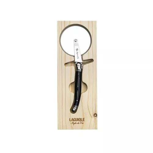 Laguiole Premium Line Pizzasnijder Zwart - Oosterlinck