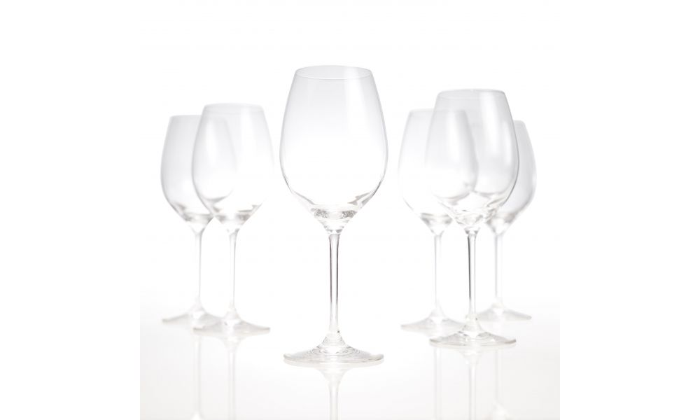 Salt & Pepper Cuvee wijnglas - 3 maten - set van 6 - Oosterlinck