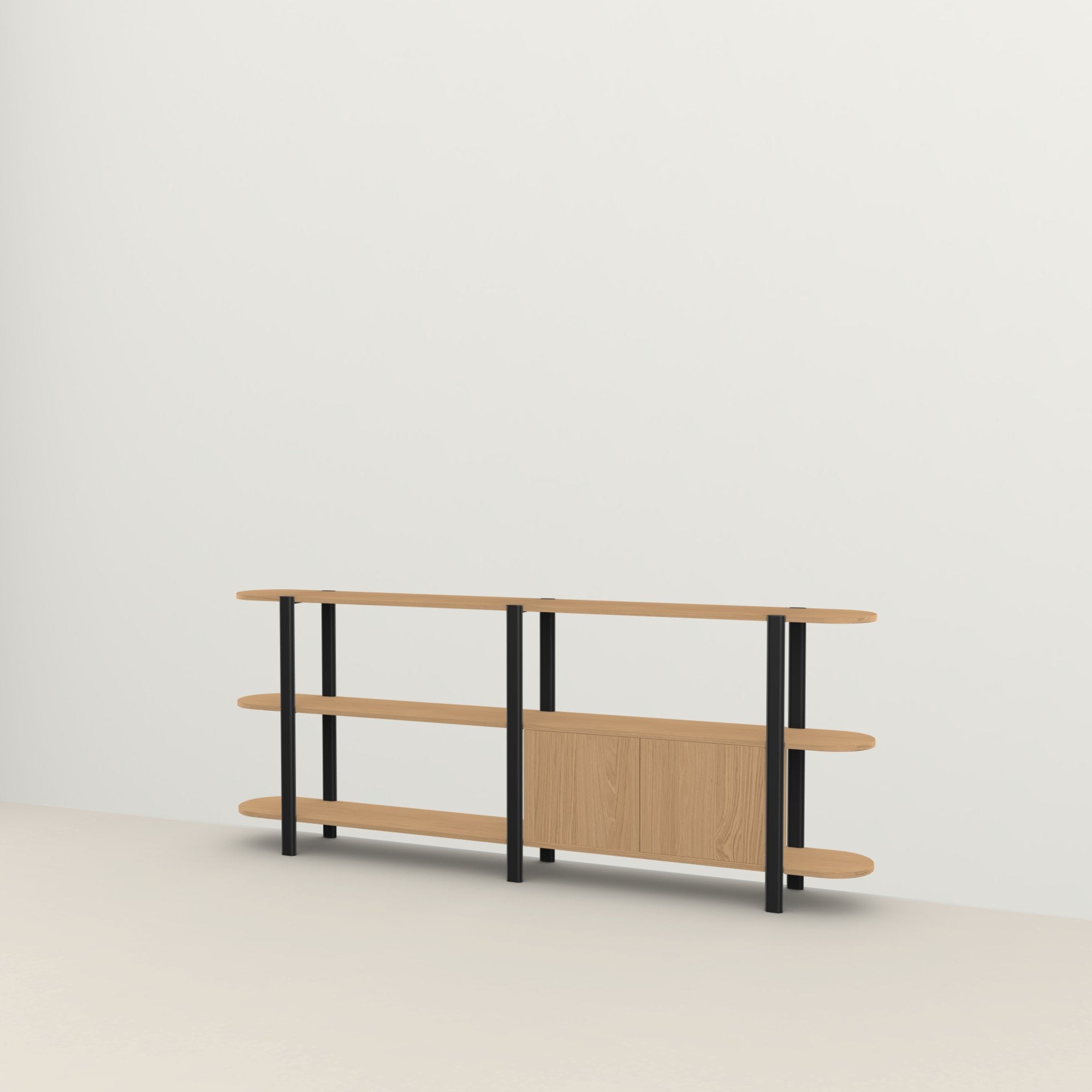 Studio Henk Oblique Cabinet - zwart frame - verschillende varianten - Oosterlinck