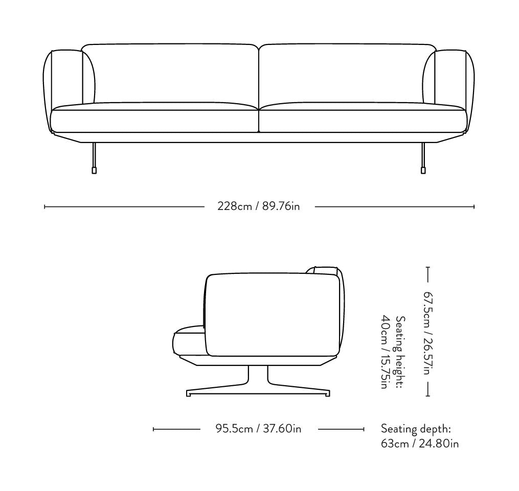 &Tradition Inland AV23 Sofa - Oosterlinck