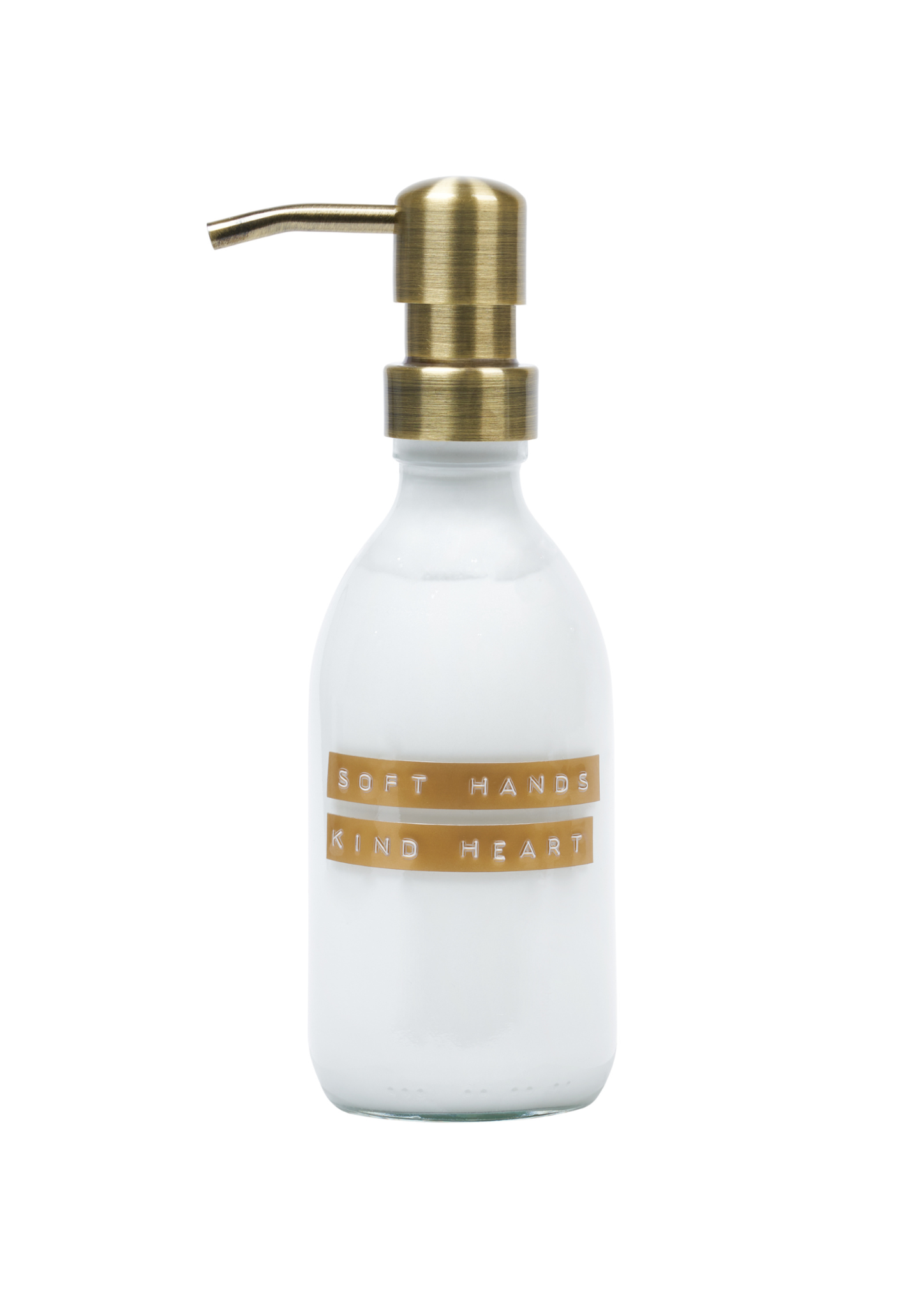 Wellmark Hand Lotion Transparant Glas/messing 250ml - Oosterlinck