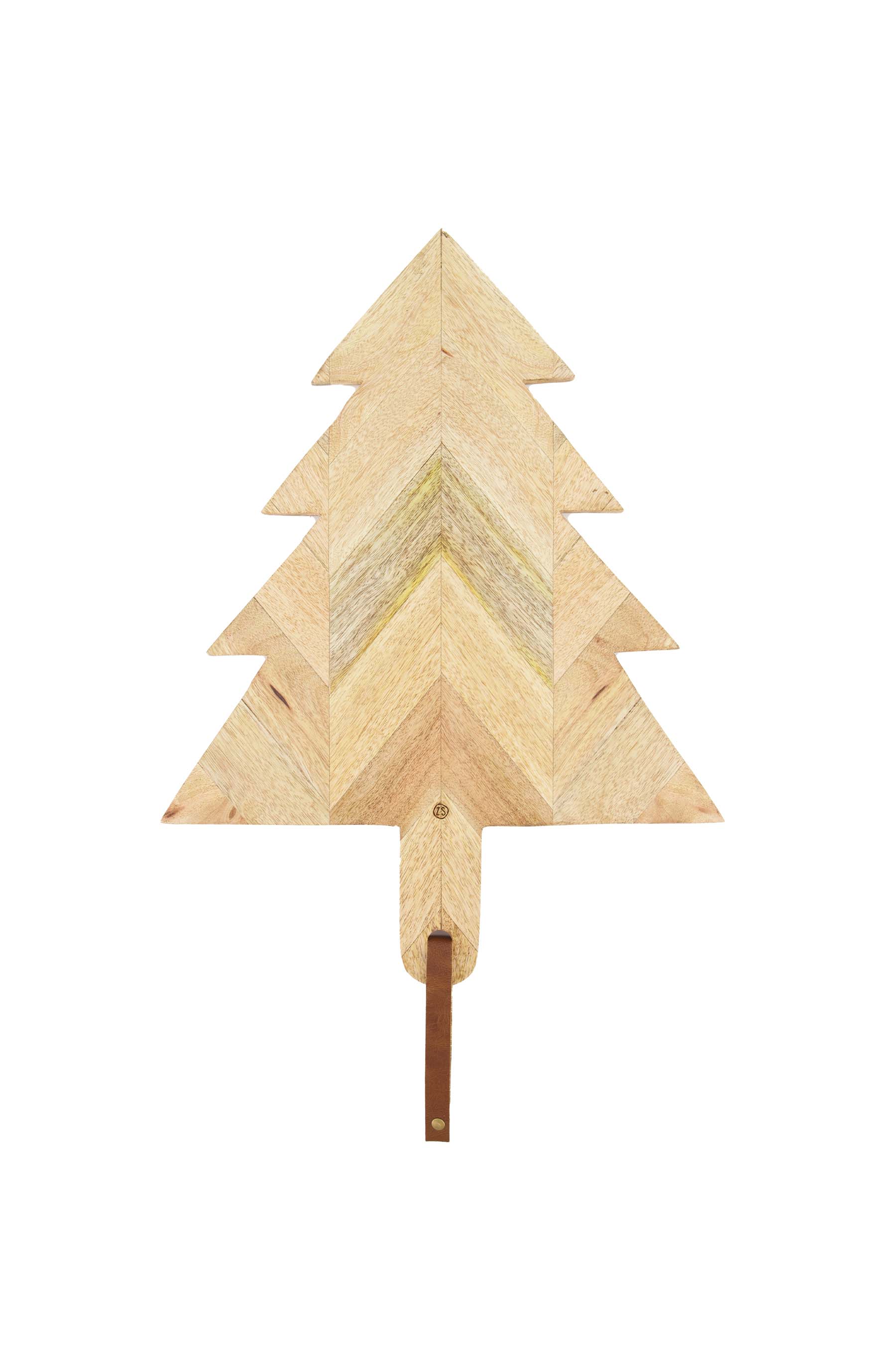 ZUSSS HOUTEN SERVEERPLANK KERSTBOOM 50X37CM - Oosterlinck